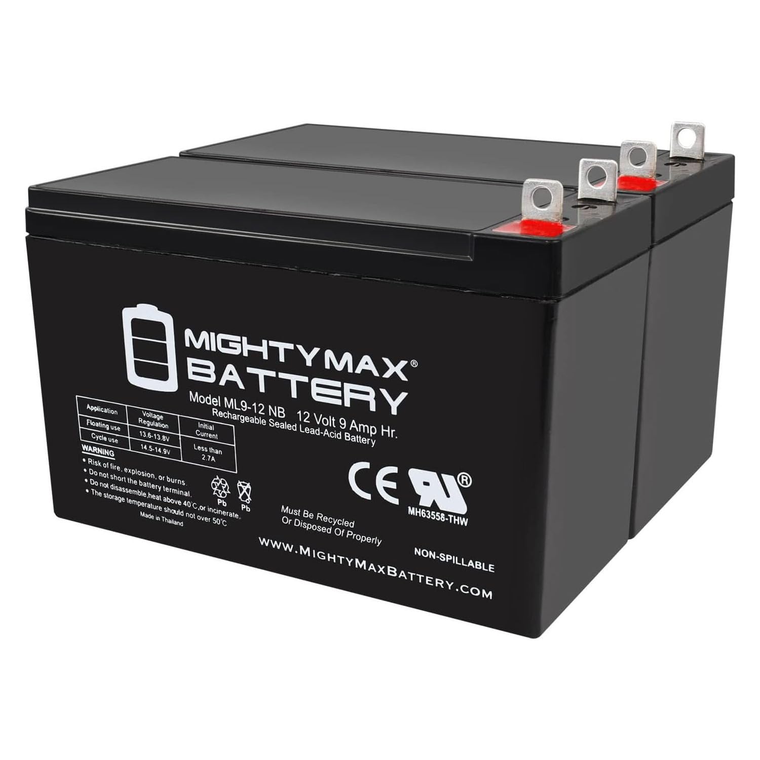 Amazon.com: Mighty Max Battery 12V 9AH SLA Battery Replacement for